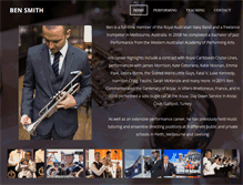 Tablet Screenshot of bensmithmusic.com